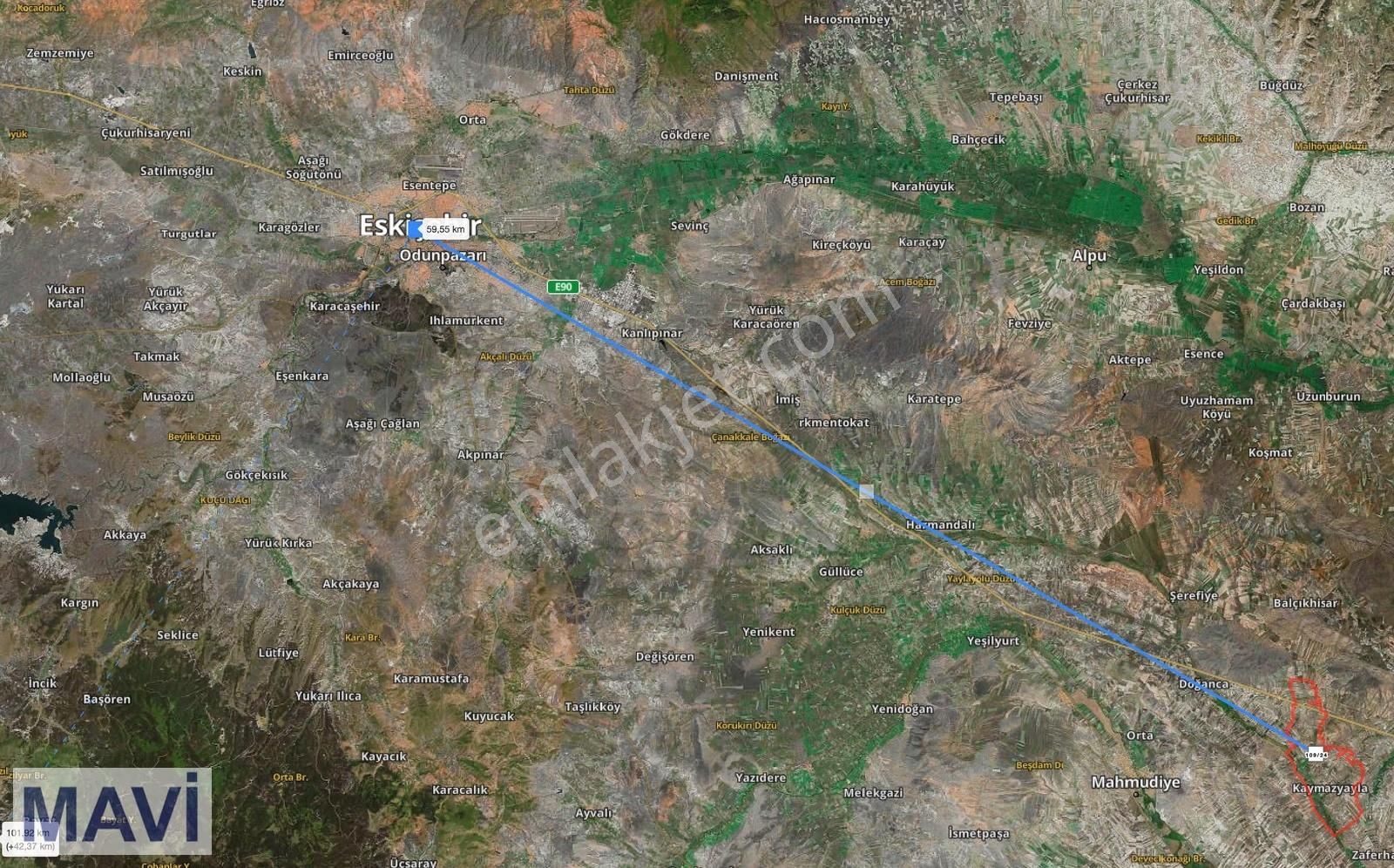 Remax Mustafa Öz //eskişehir Mahmudiye 47.720m² Yatırımlık Tarla - Görsel 4