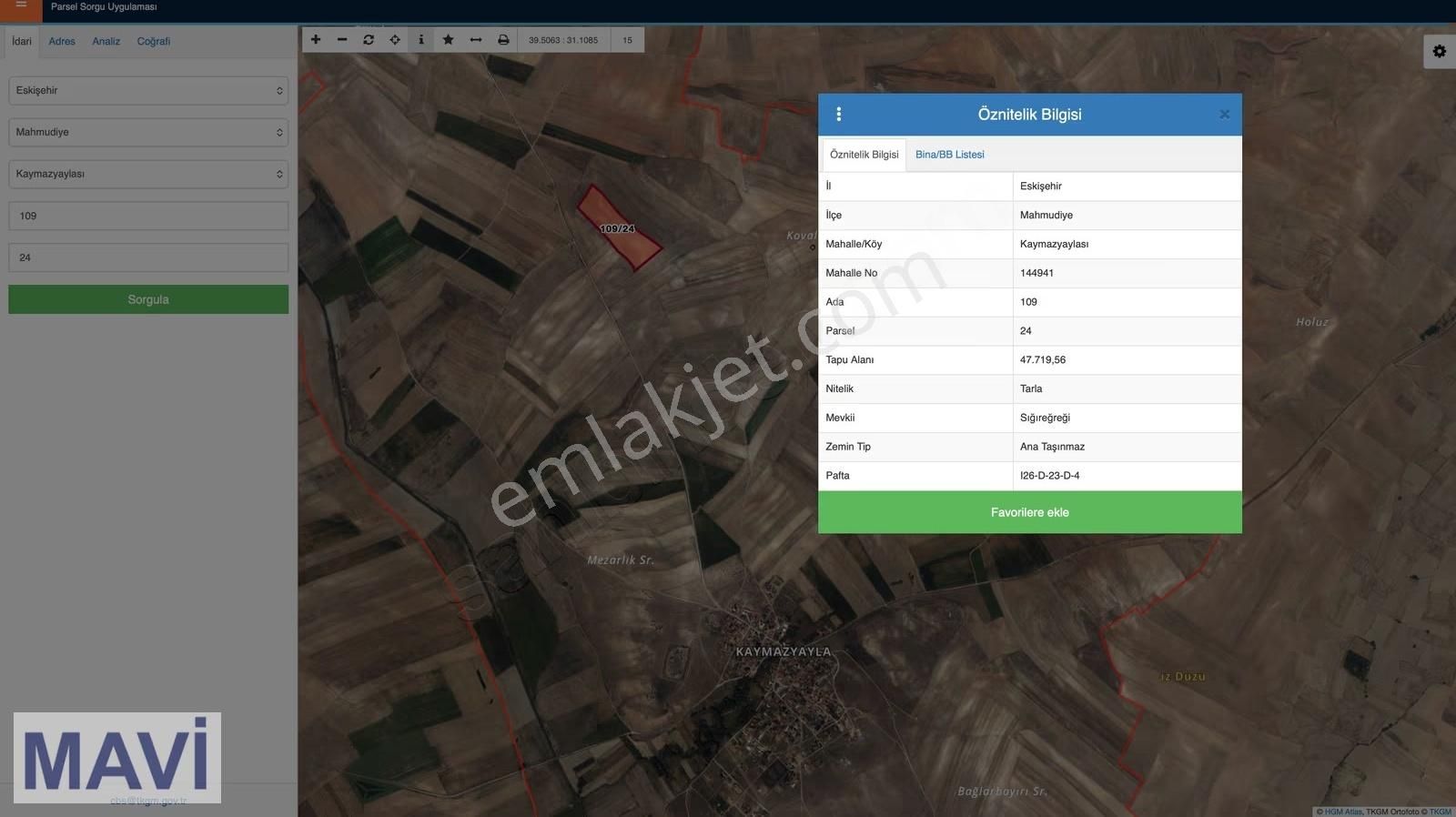 Remax Mustafa Öz //eskişehir Mahmudiye 47.720m² Yatırımlık Tarla - Görsel 7