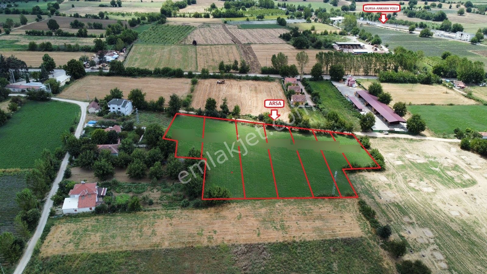 Ulucan'dan İnegöl Hasanpaşa Da Satılık Villalık Arsalar