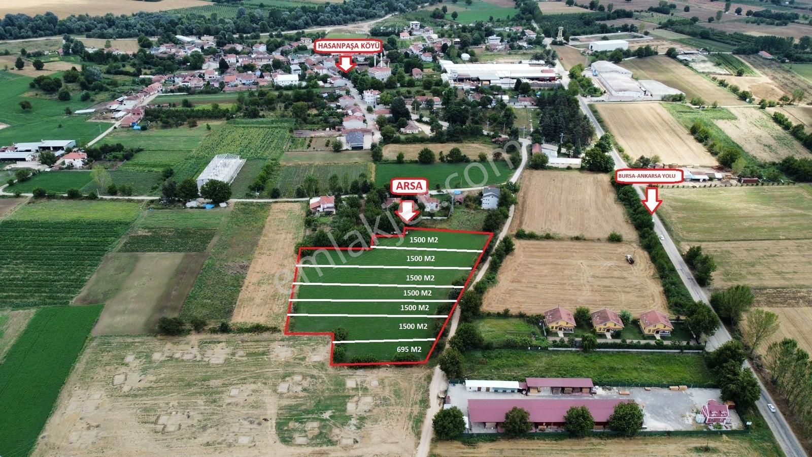 Ulucan'dan İnegöl Hasanpaşa Da Satılık Villalık Arsalar - Görsel 2