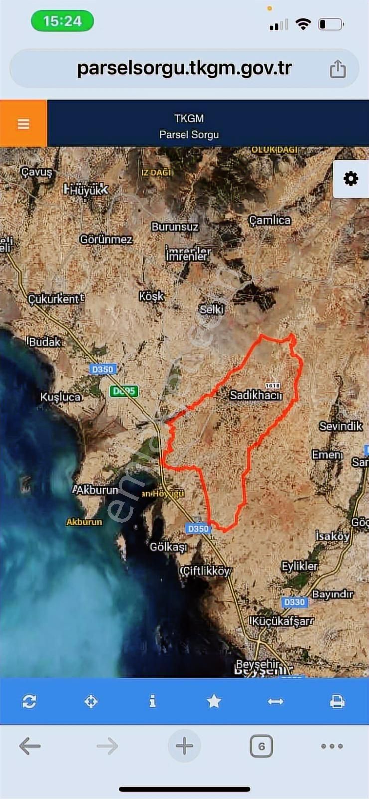 3024 Mt.tarla..yol,su Var.tek Tapu.içinde Üzüm Bağı Var. - Görsel 3