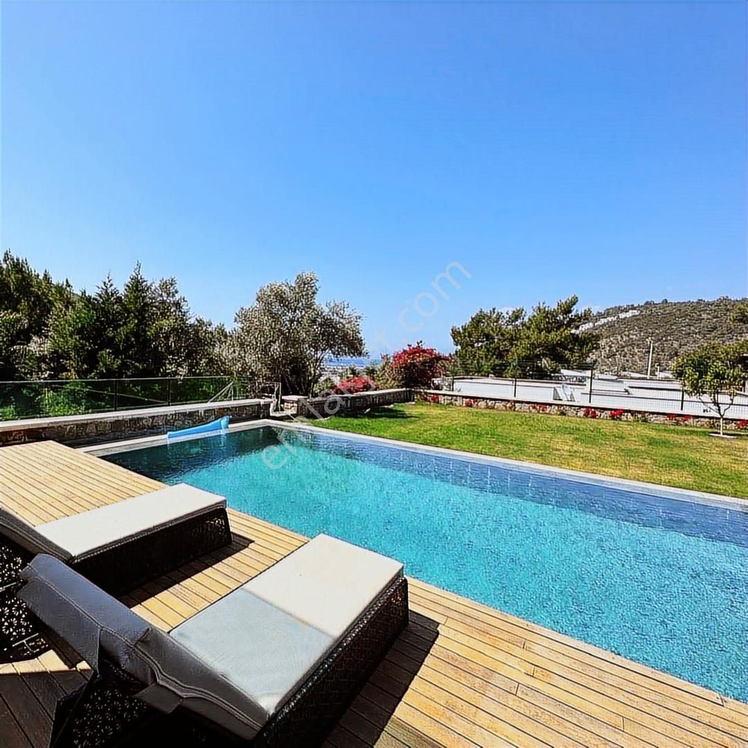 Bodrum Torbada 1 Dönüm Arsa İçinde 6+1 Satılık Müstakil Villa - Görsel 19