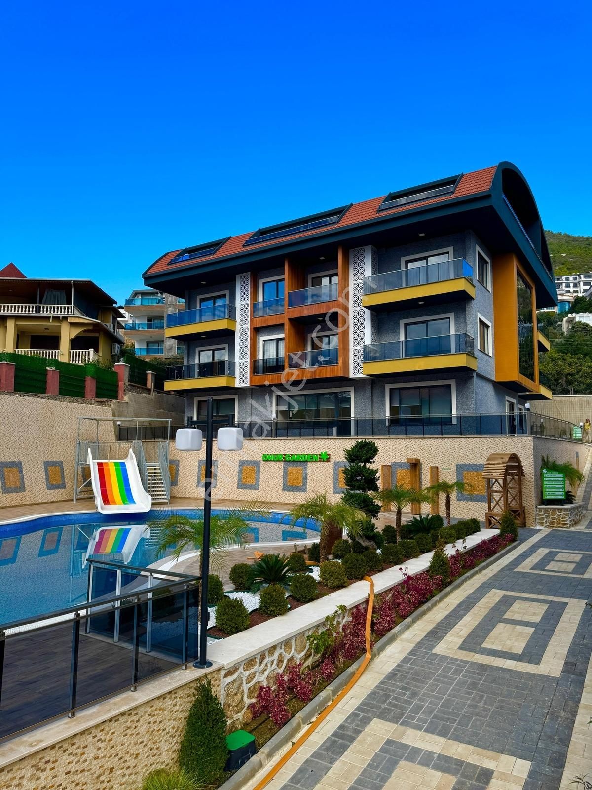 Onur Garden Büyükhasbahçede Satılık 3+1 Dubleks Alanya Merkezi