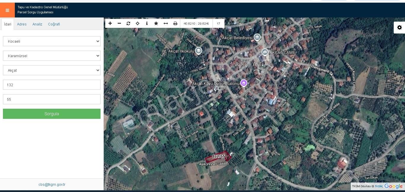 Karamürsel Akçat Satılık Tarla Köyiçi 1113m2 - Görsel 11