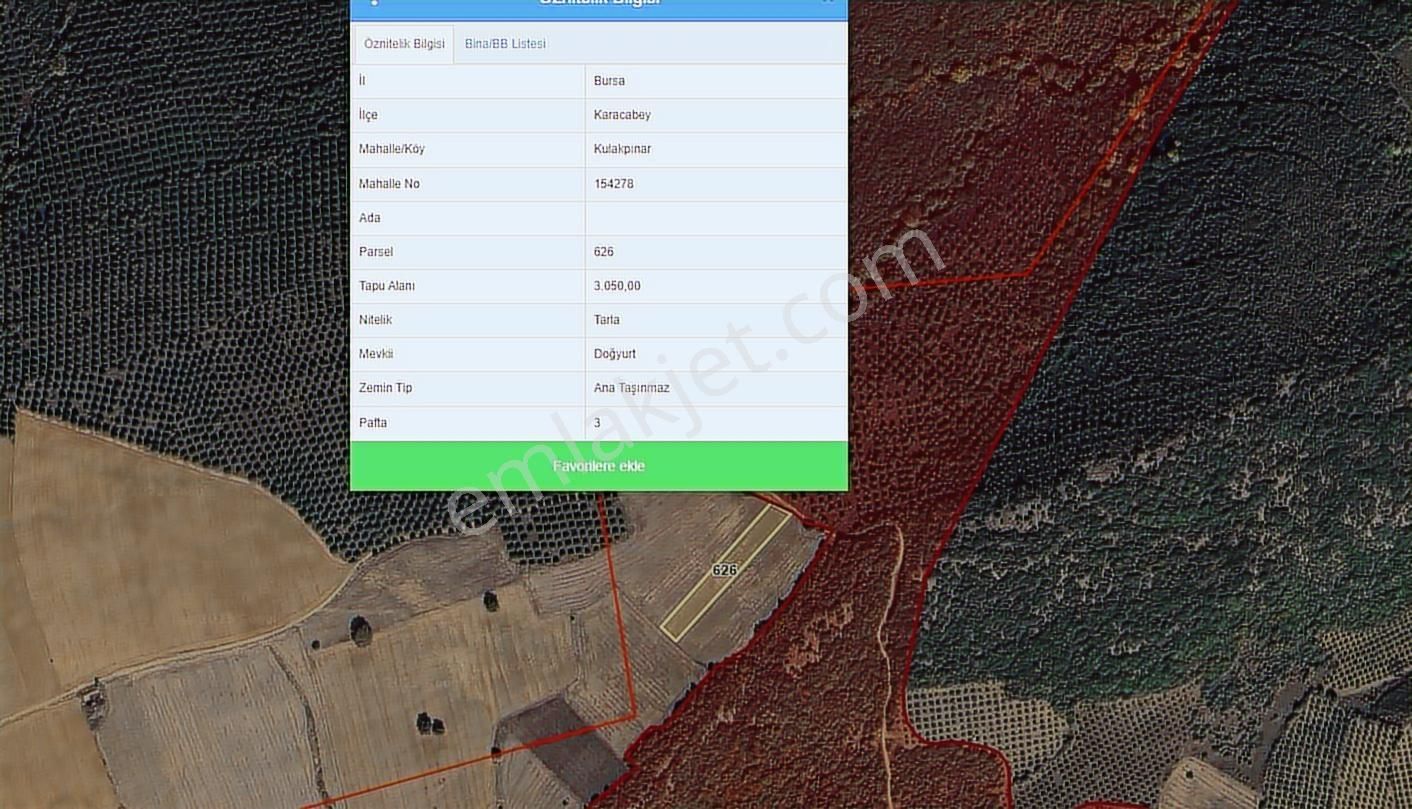 Bursa Karacabey Kulakpınar Köyü Satılık Tarla - Görsel 18