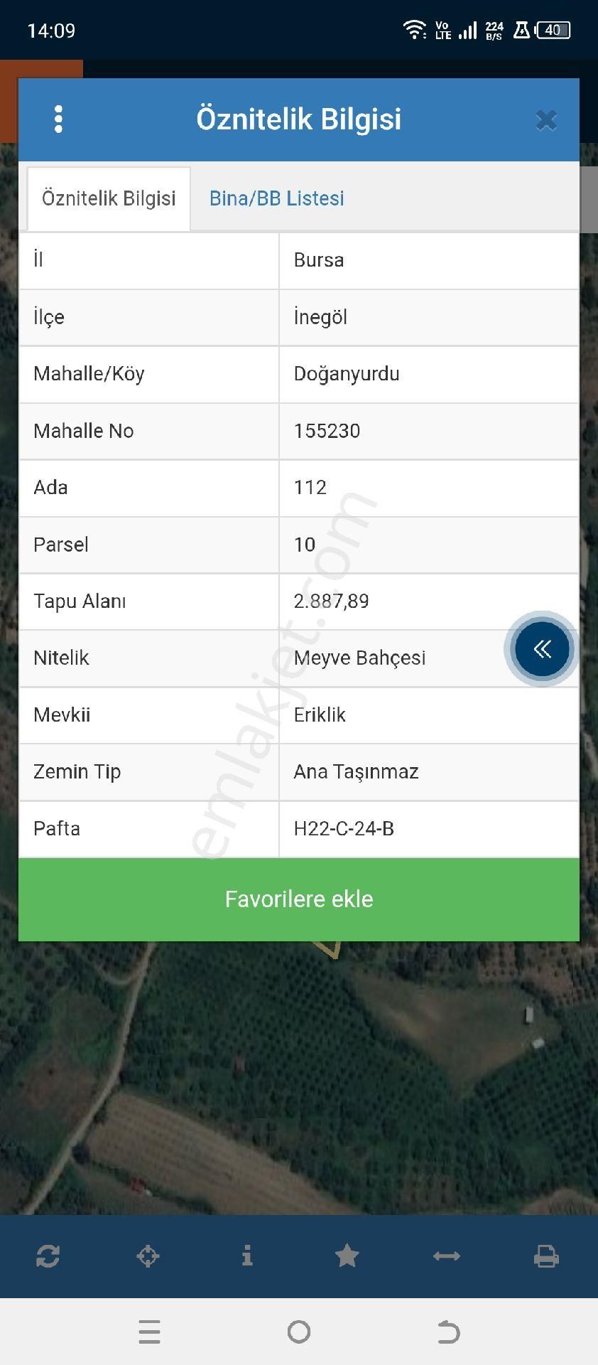 İnegöl Doğanyurdu Nda Satılık Meyve Bahçe Si - Görsel 2