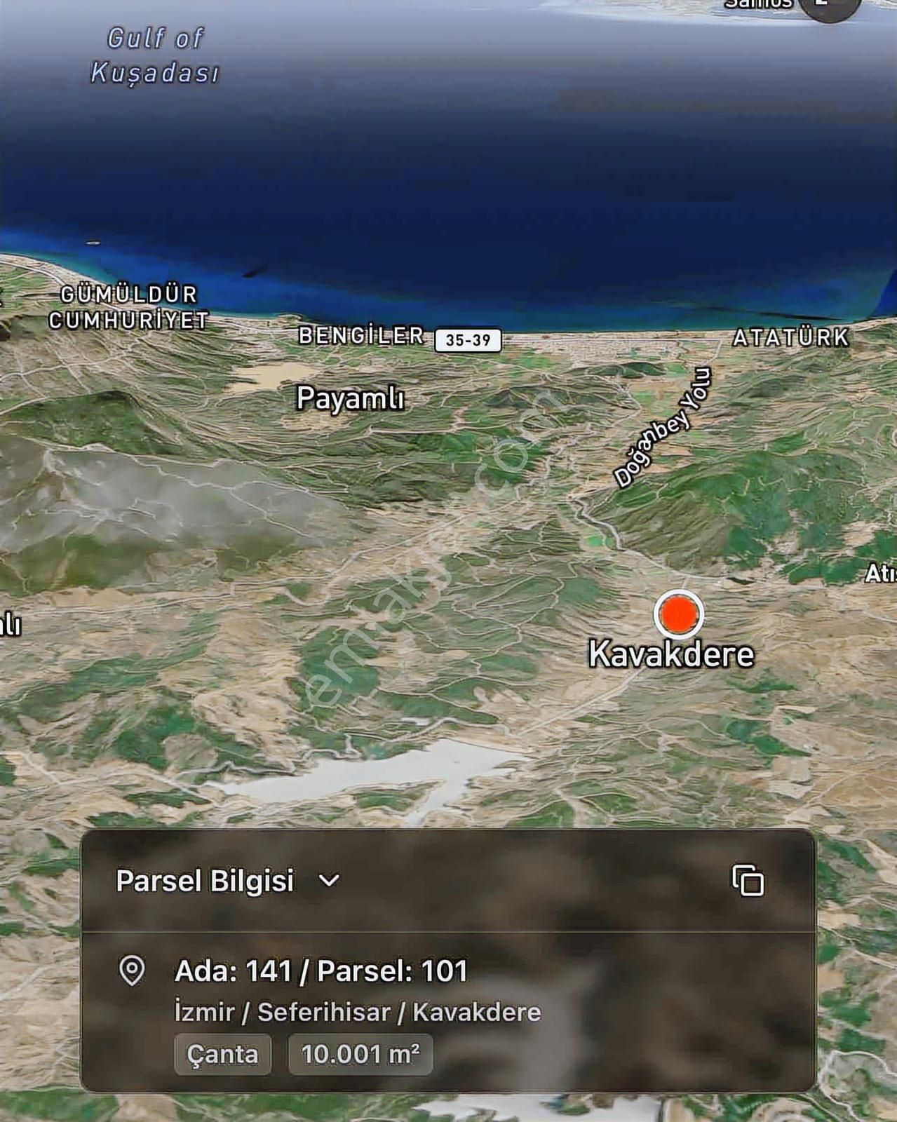 Seferihisar Yatırımlık 10 Dönüm Bağ,asfalt Yol Cepheli - Görsel 7