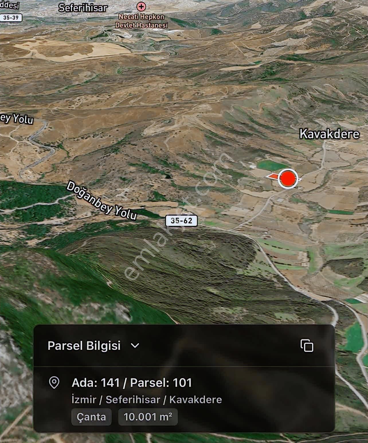 Seferihisar Yatırımlık 10 Dönüm Bağ,asfalt Yol Cepheli - Görsel 9
