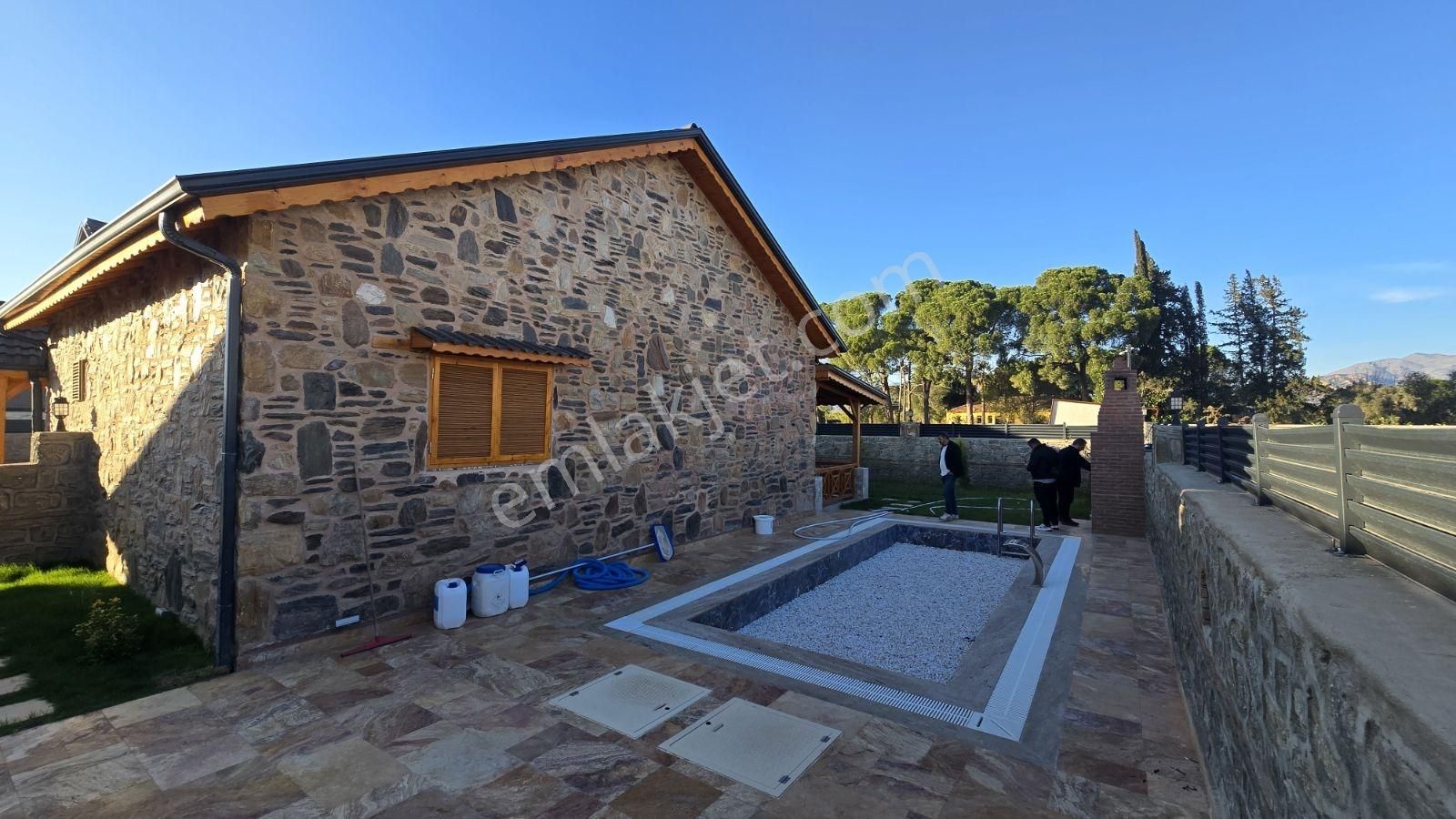 Şentürk Gayrimenkul | Havuzlu & Lüks İşçilikli | Taş Ev | - Görsel 19