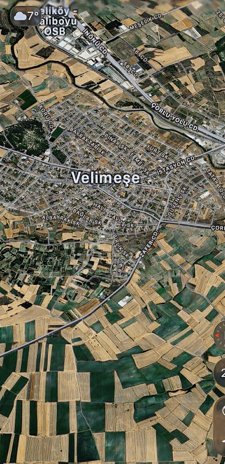 Ergene Velimeşe Mahallesi'nde Yerleşim Dibinde 7733 Tarla - Görsel 9
