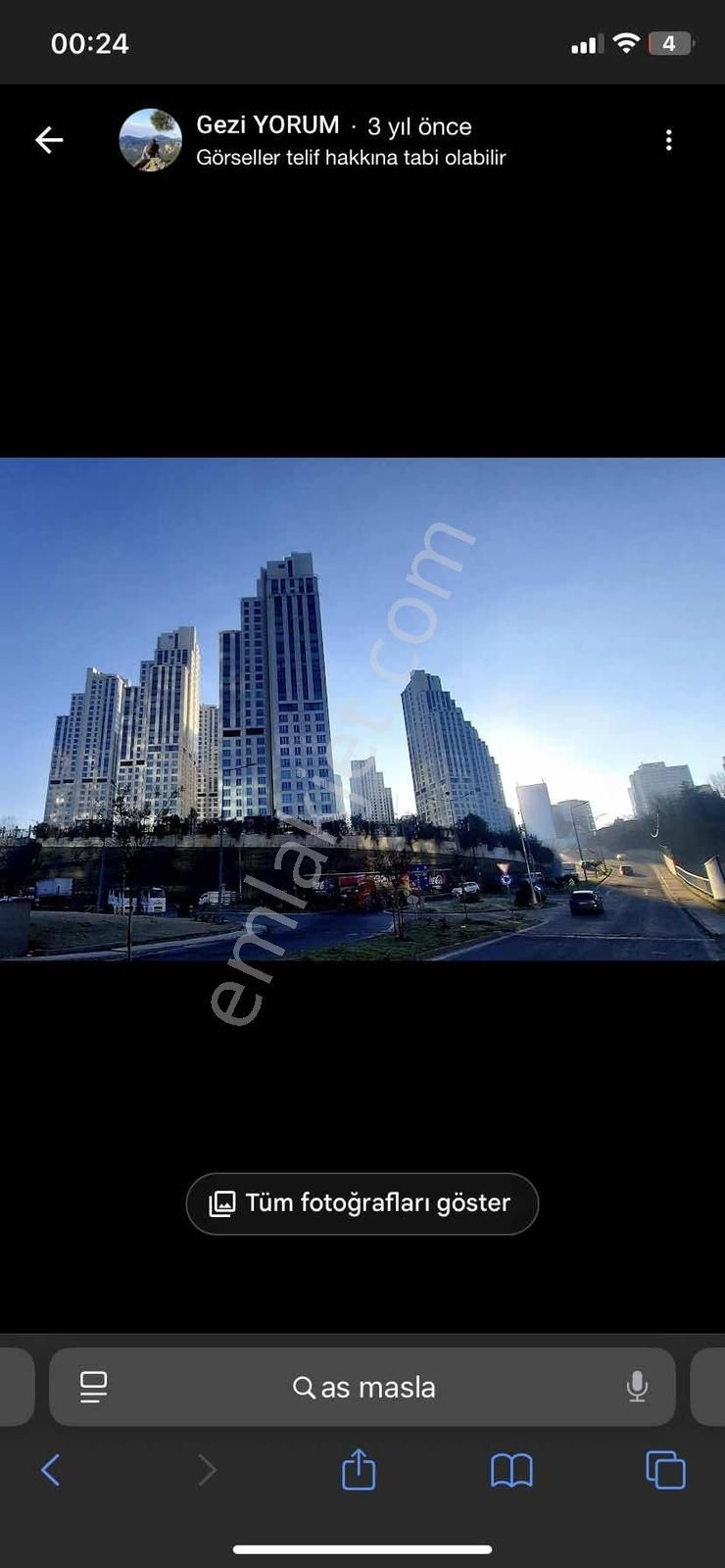 As Maslak'ta Orman Manzaralı Kiralık 1+1 - Görsel 17