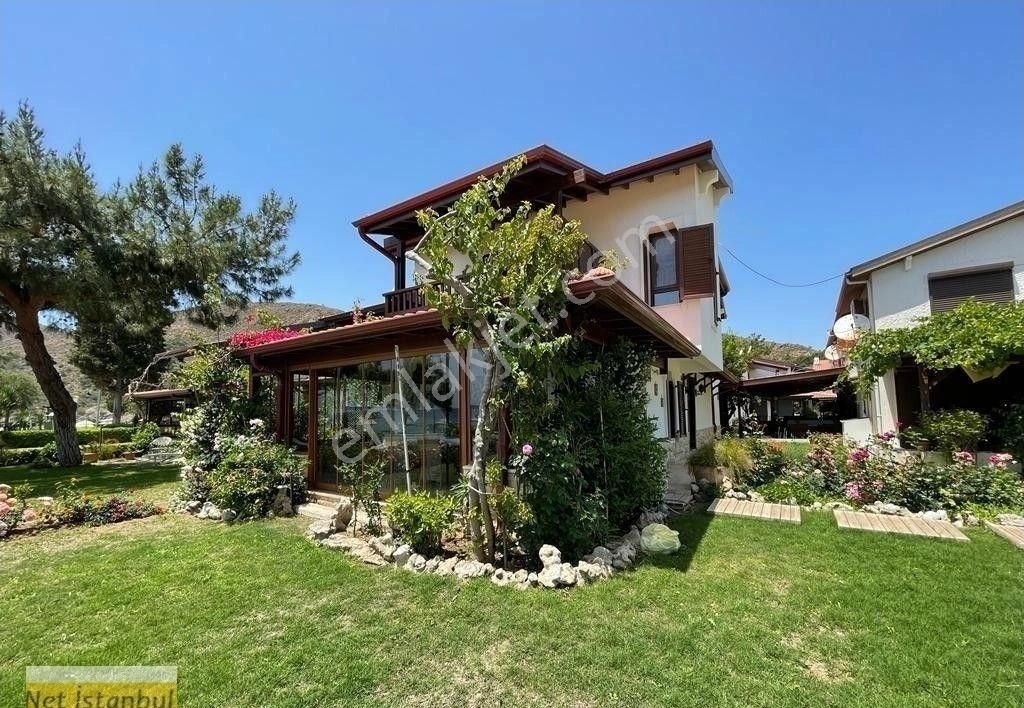 Datça Akturda Denize Sıfır, En Ön Cephe 3+1 Satılık Bahçeli - Görsel 2