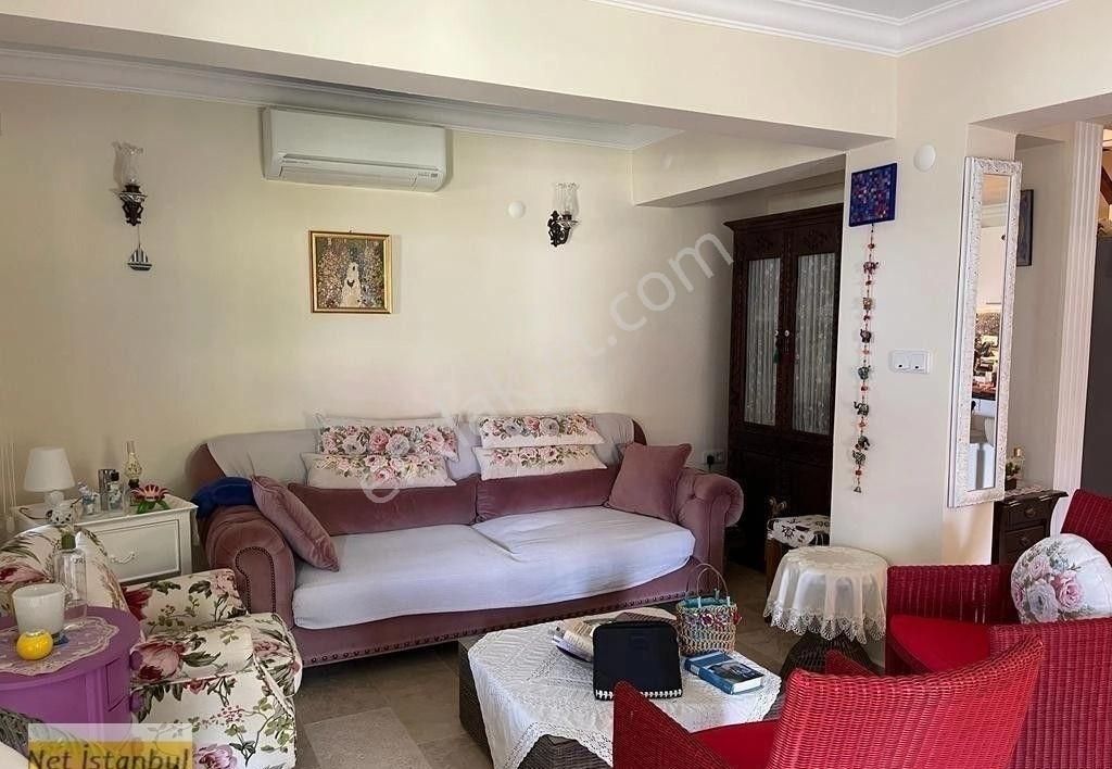 Datça Akturda Denize Sıfır, En Ön Cephe 3+1 Satılık Bahçeli - Görsel 10