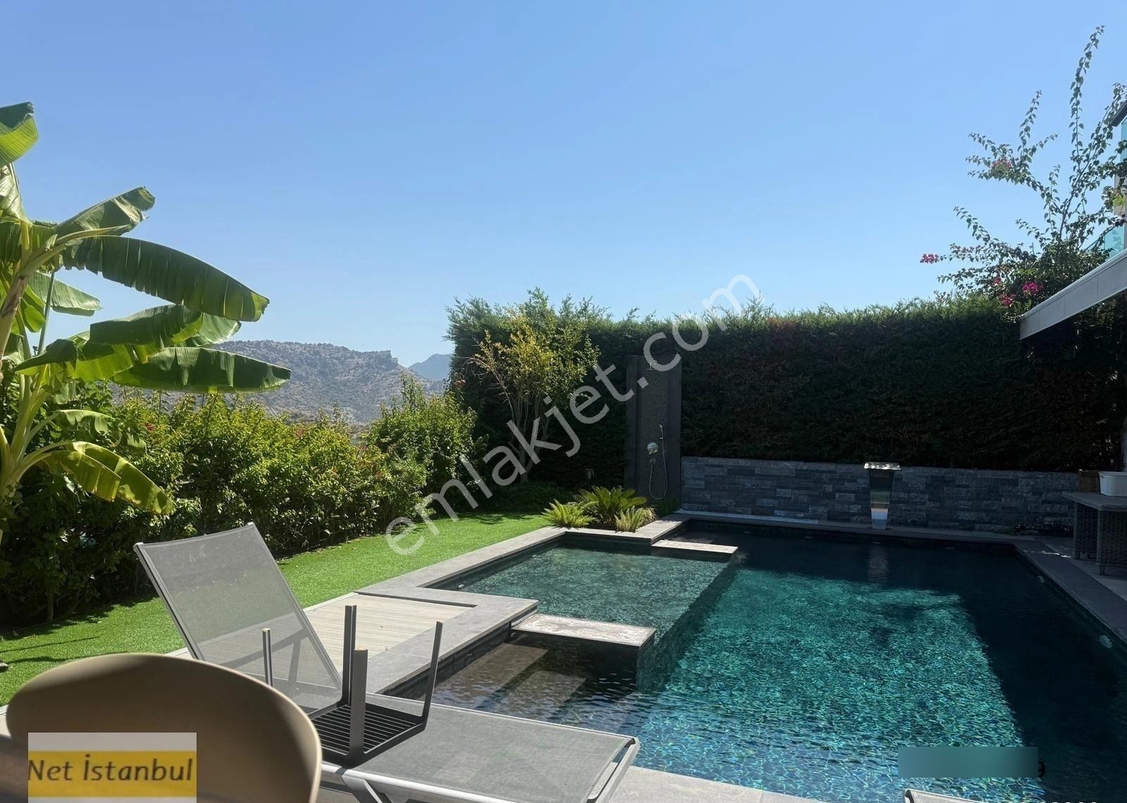 Gündoğan'da Deniz Manzaralı 5+1özel Havuzlu Satılık Bahçe Dublex - Görsel 14