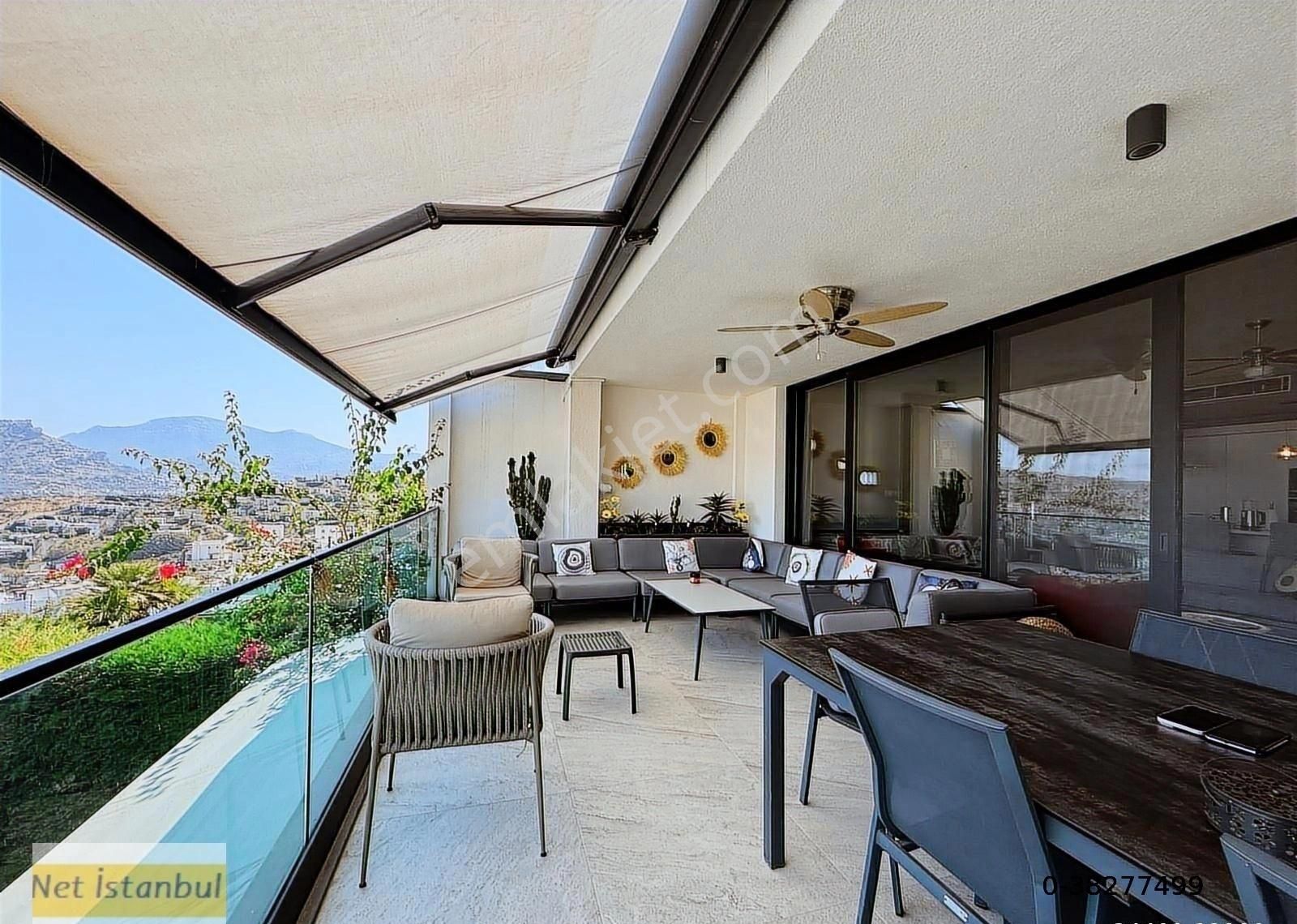 Gündoğan'da Deniz Manzaralı 5+1özel Havuzlu Satılık Bahçe Dublex - Görsel 2