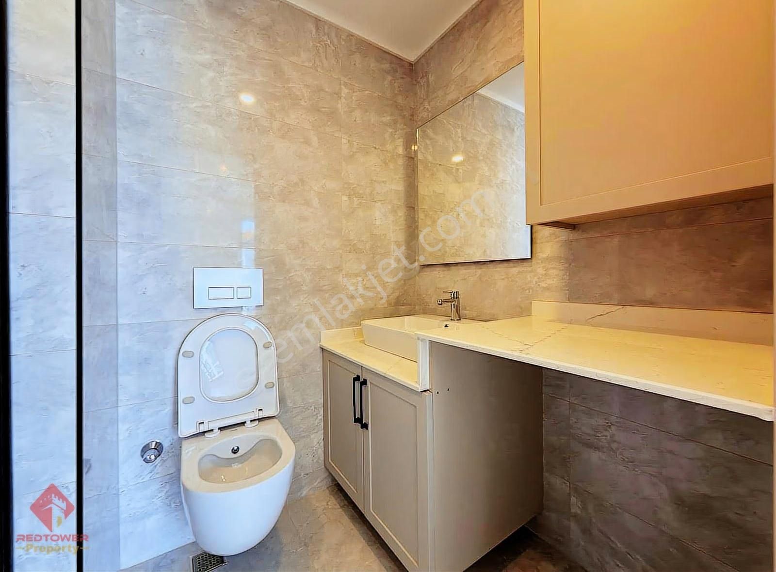Alanya Kestel'de Denize Sıfır Komplekste Kiralık 1+1 Daire - Görsel 28