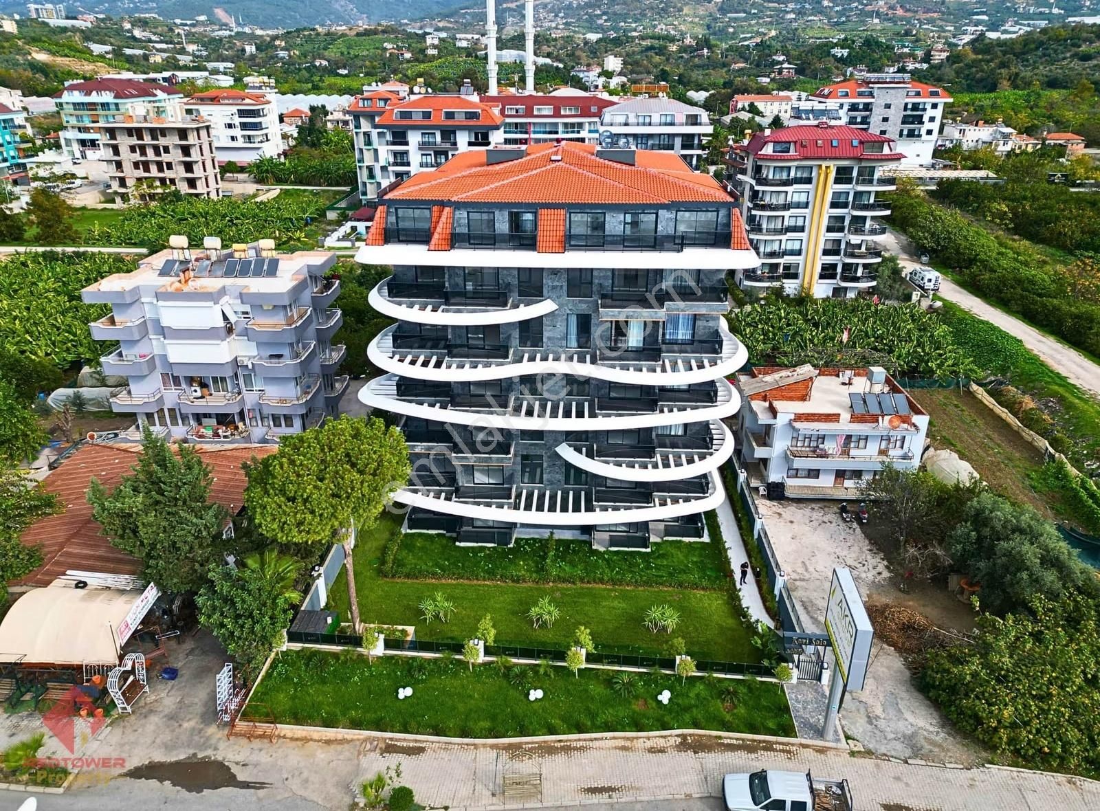 Alanya Kestel'de Denize Sıfır Komplekste Kiralık 1+1 Daire - Görsel 9