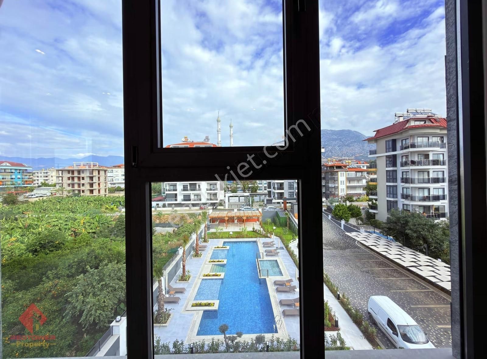 Alanya Kestel'de Denize Sıfır Komplekste Kiralık 1+1 Daire - Görsel 32
