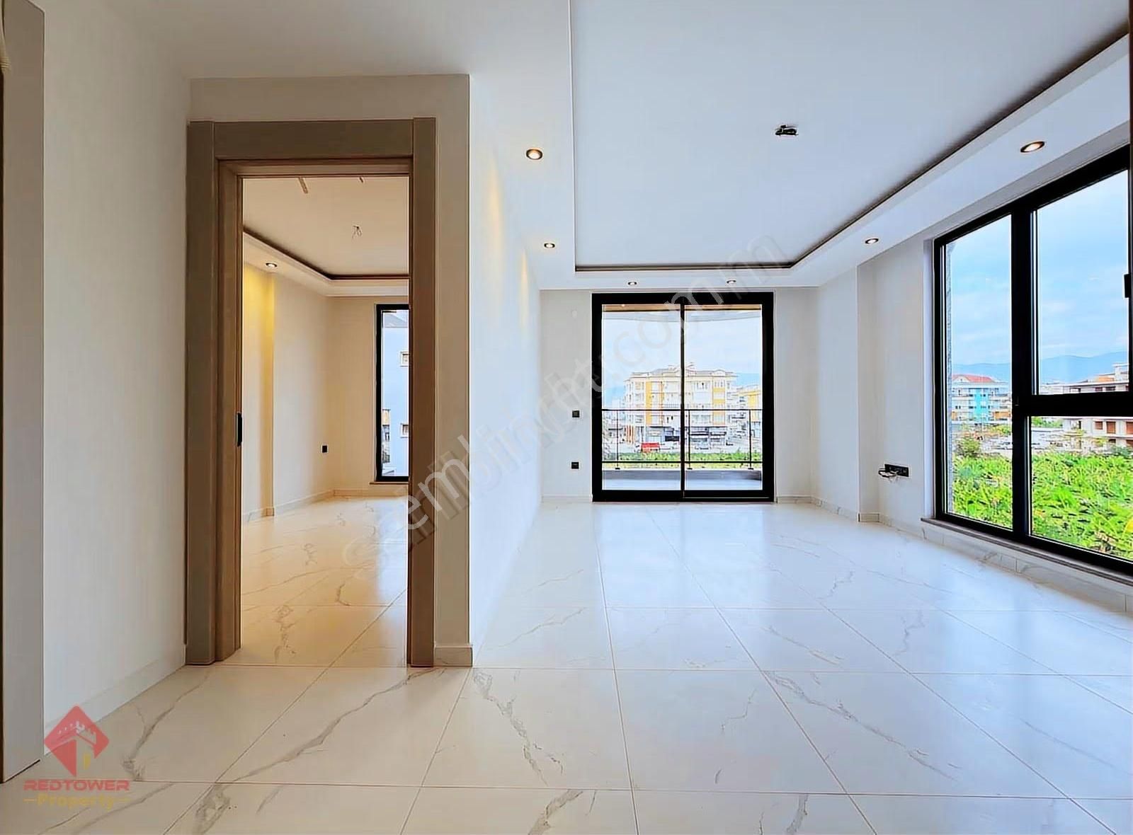 Alanya Kestel'de Denize Sıfır Komplekste Kiralık 1+1 Daire - Görsel 17