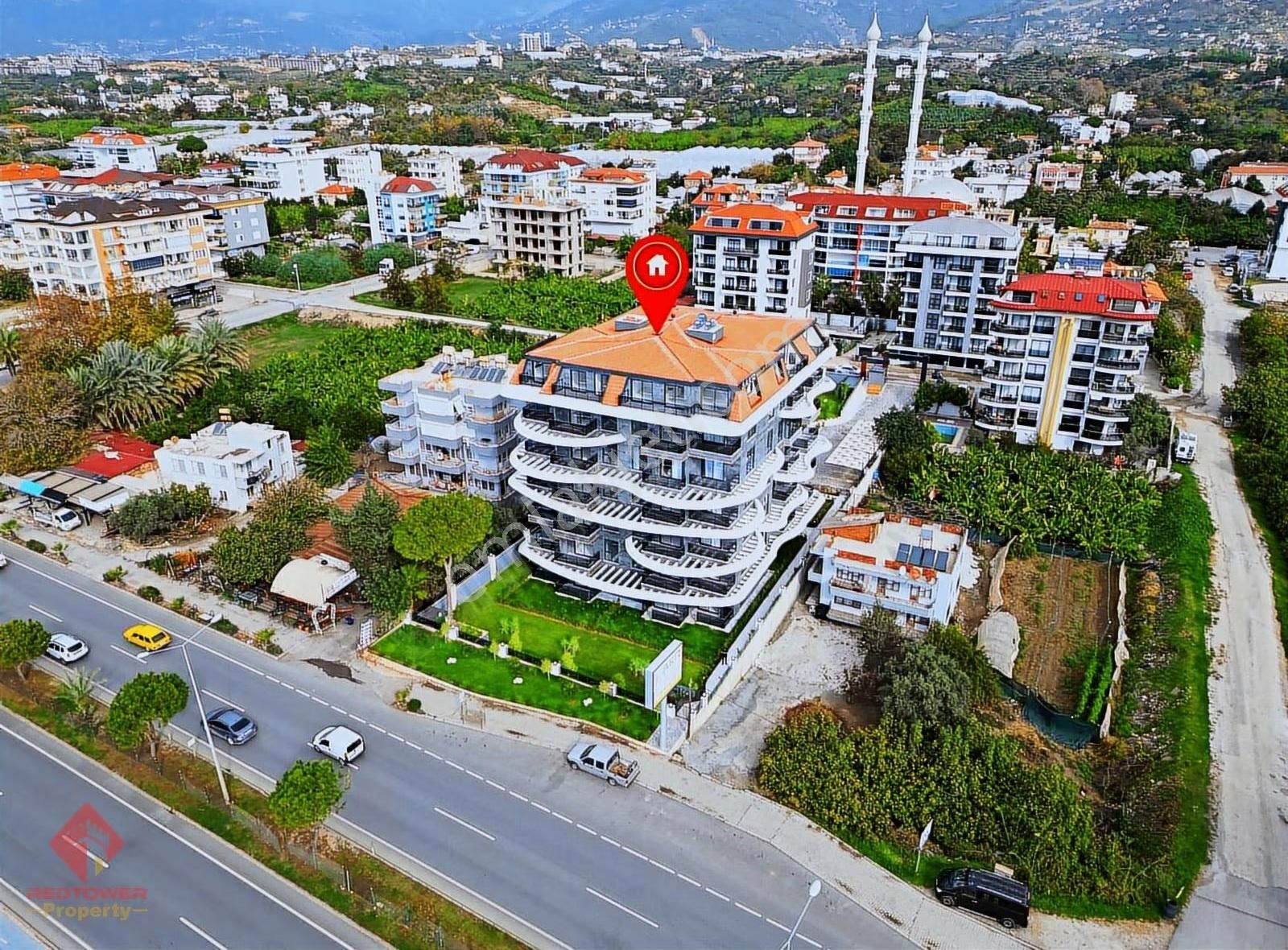 Alanya Kestel'de Denize Sıfır Komplekste Kiralık 1+1 Daire - Görsel 18