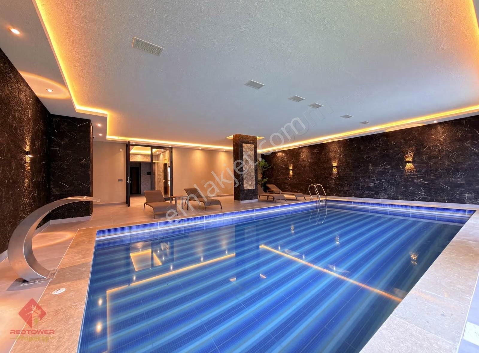 Alanya Kestel'de Denize Sıfır Komplekste Kiralık 1+1 Daire - Görsel 21