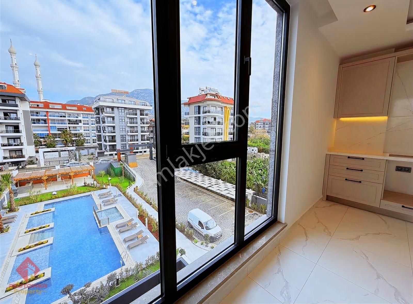 Alanya Kestel'de Denize Sıfır Komplekste Kiralık 1+1 Daire - Görsel 5