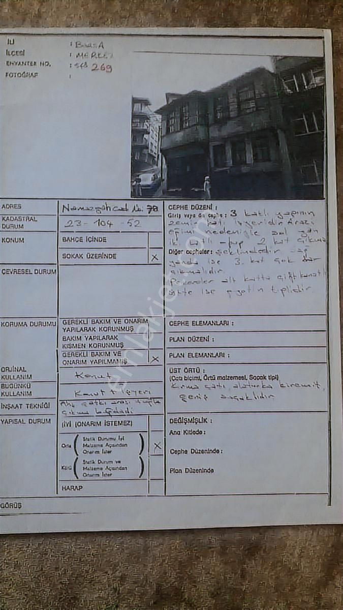 Setbaşı Cad Üzeri Tarihi Statüde 2.5kat Dükkan+konut İmarlı Arsa - Görsel 2