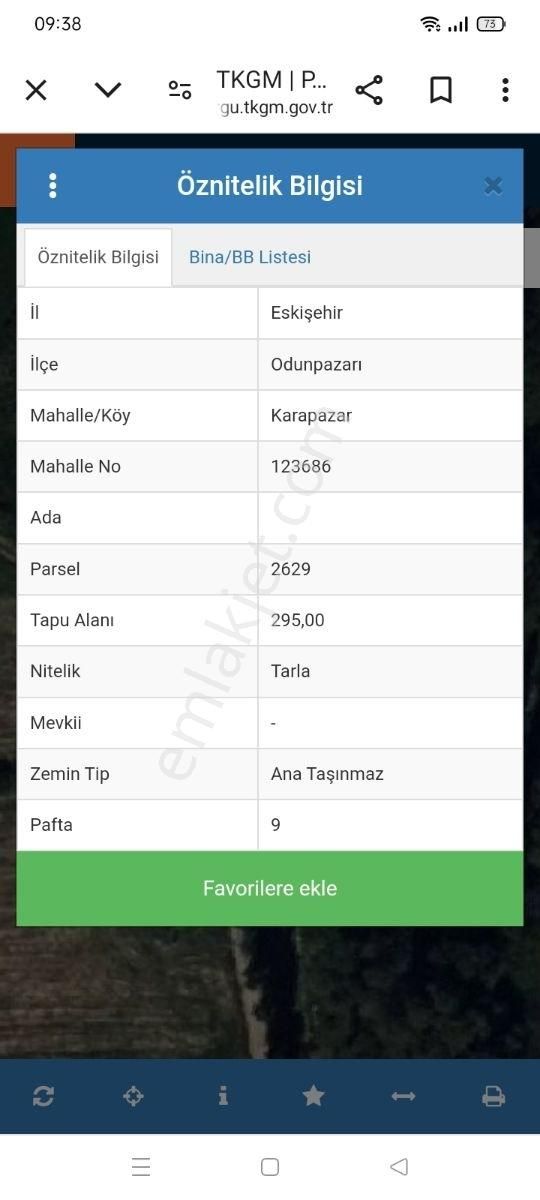 Eskişehir Karapazar Mahallesi Köy İçi Satılık Arsa/tarla - Görsel 5