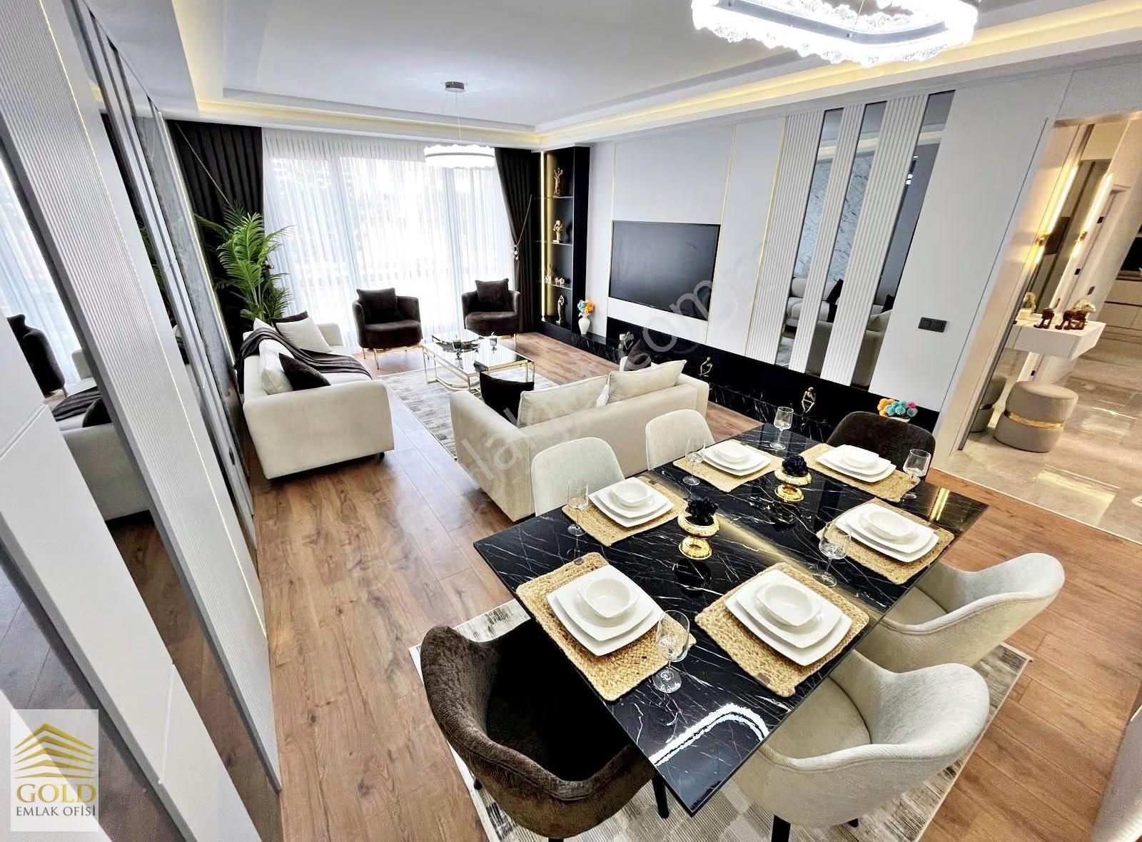 Goldtan Ovacık Merkezde Ada Mutfaklı Lüks Yapılı Katta 5+1 Daire - Görsel 22