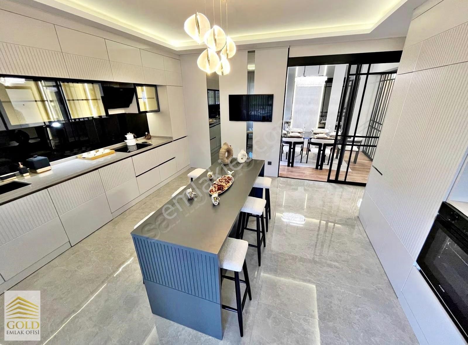 Goldtan Ovacık Merkezde Ada Mutfaklı Lüks Yapılı Katta 5+1 Daire - Görsel 14