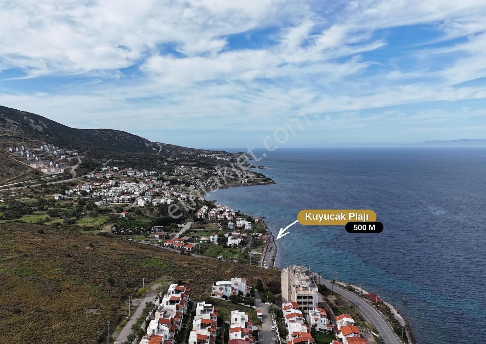 Karaburun İskele'de Deniz Manzaralı Tam Müstakil Satılık Dubleks - Görsel 25