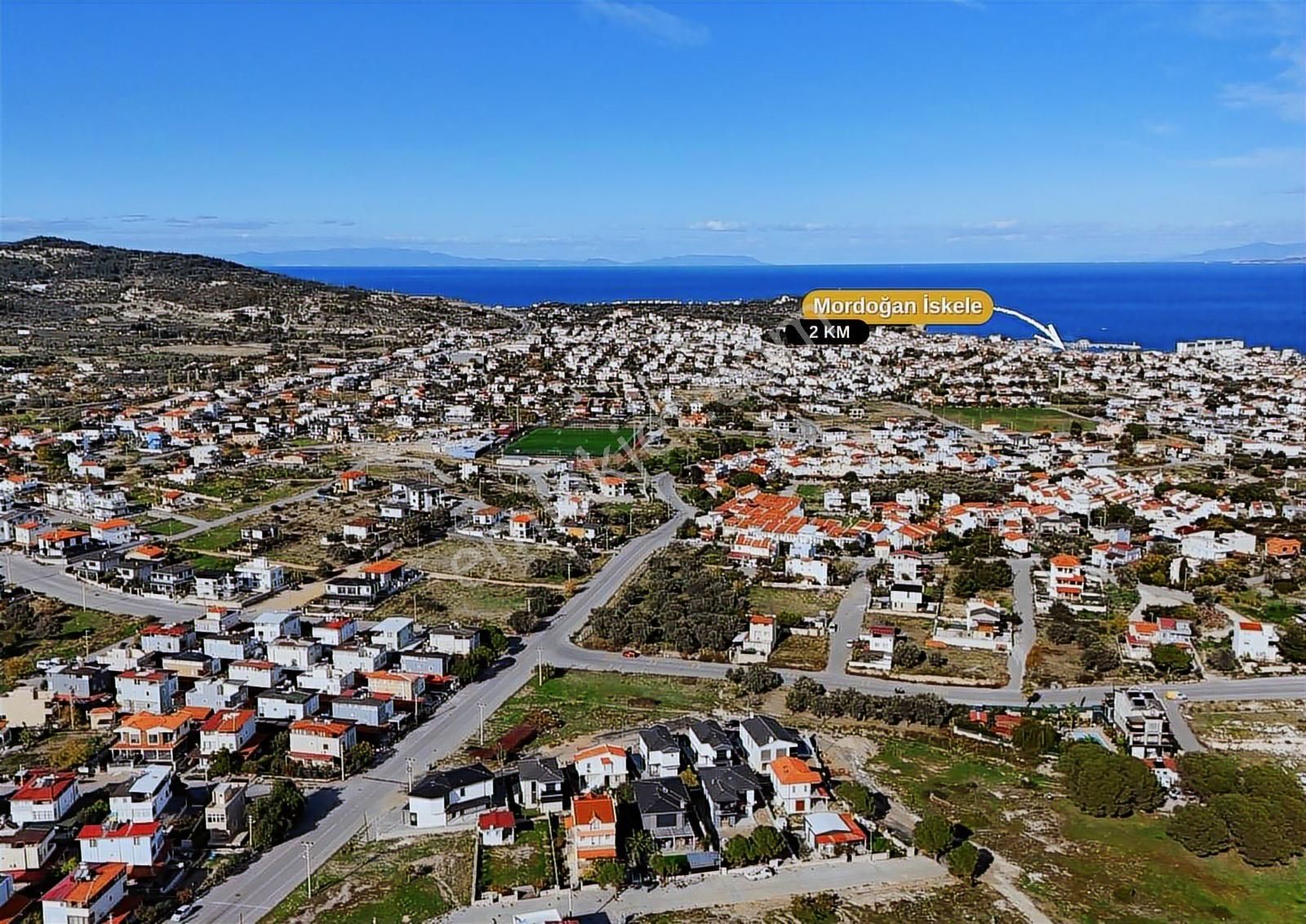 İzmir Karaburun Mordoğan'da Deniz Manzaralı İmarlı Arsa - Görsel 12