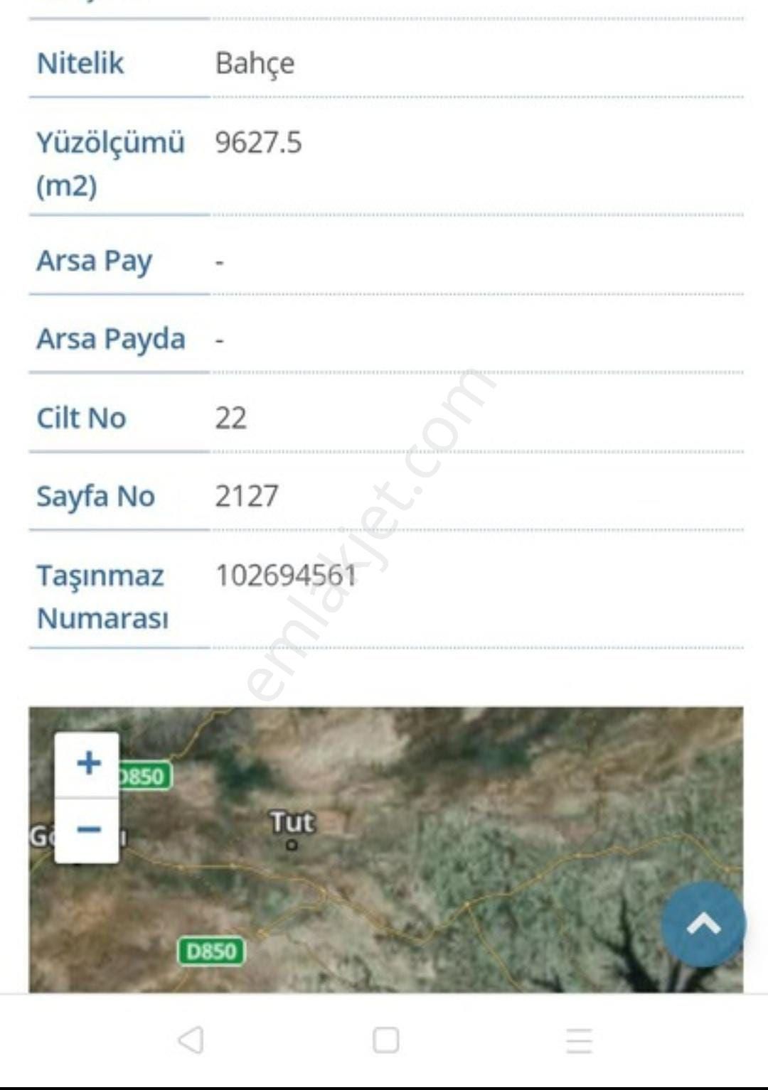 Sahibinden Satılık Arsa Ve Bahçe Acil Satılık