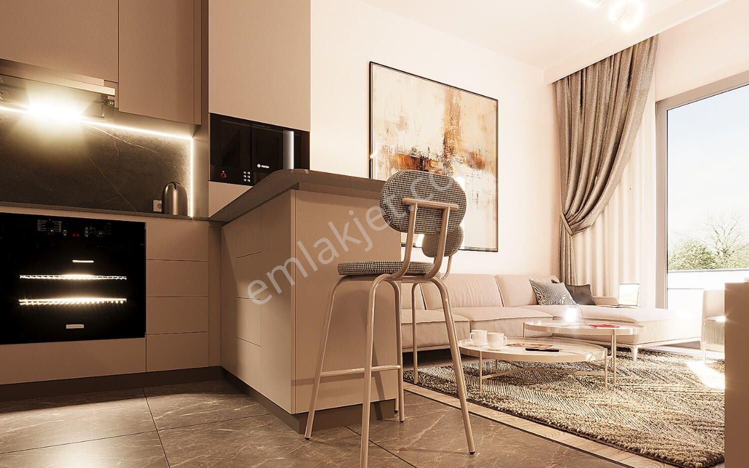 İvedik Tüvtürk Yanı Site İçi Ultra Lüx 1+1 Satılık Daire - Görsel 9