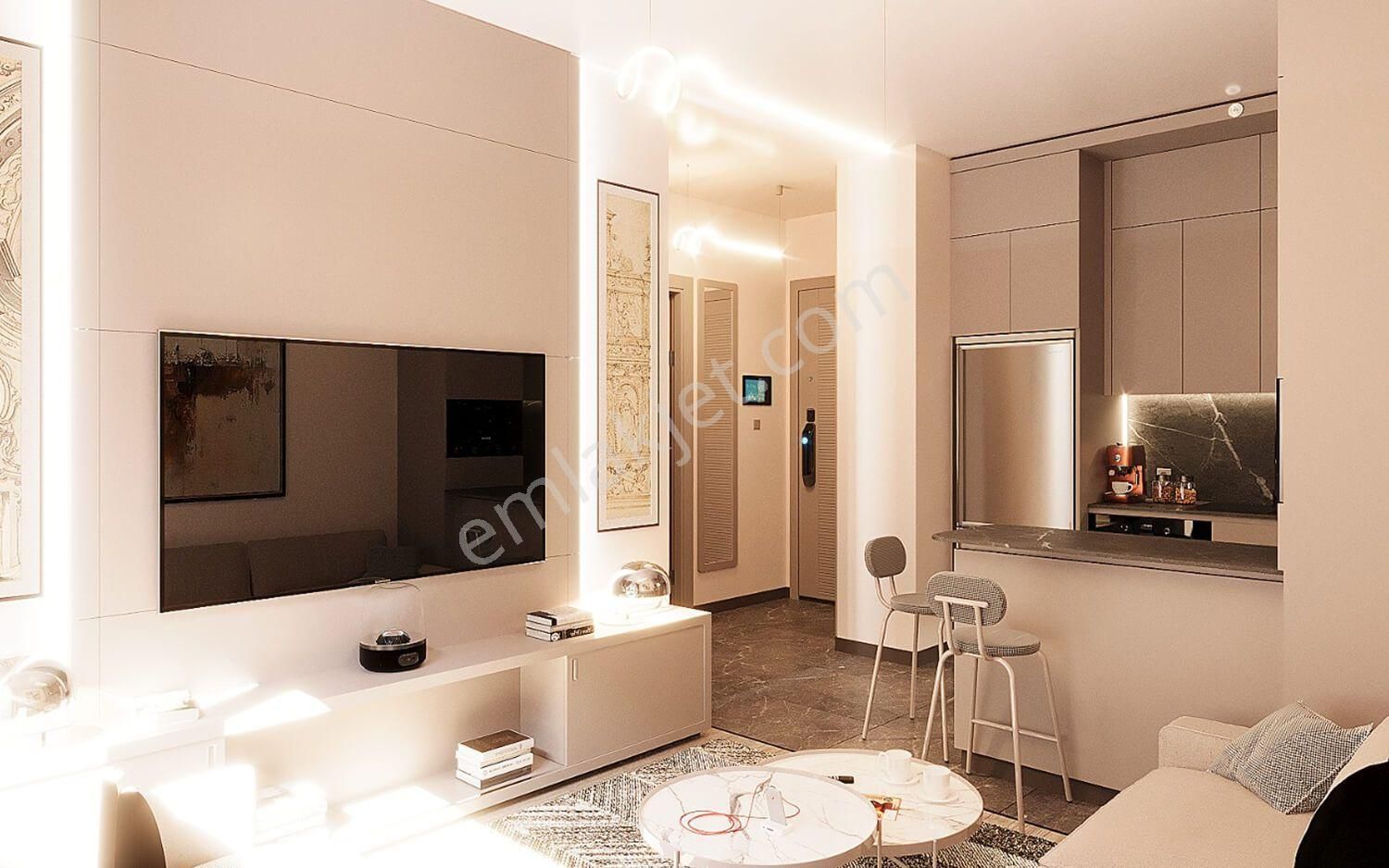 İvedik Tüvtürk Yanı Site İçi Ultra Lüx 1+1 Satılık Daire - Görsel 8