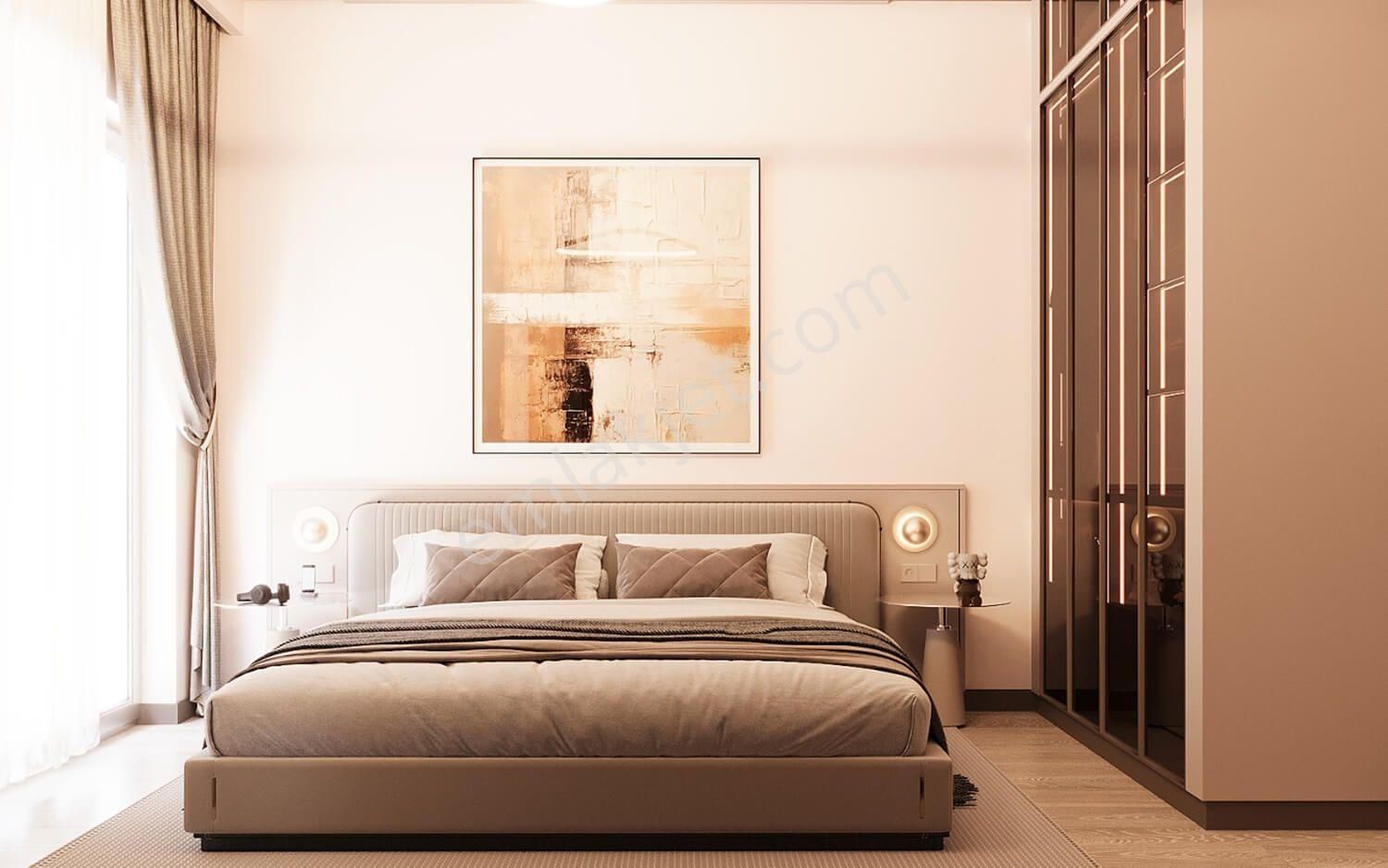 İvedik Tüvtürk Yanı Site İçi Ultra Lüx 1+1 Satılık Daire - Görsel 12