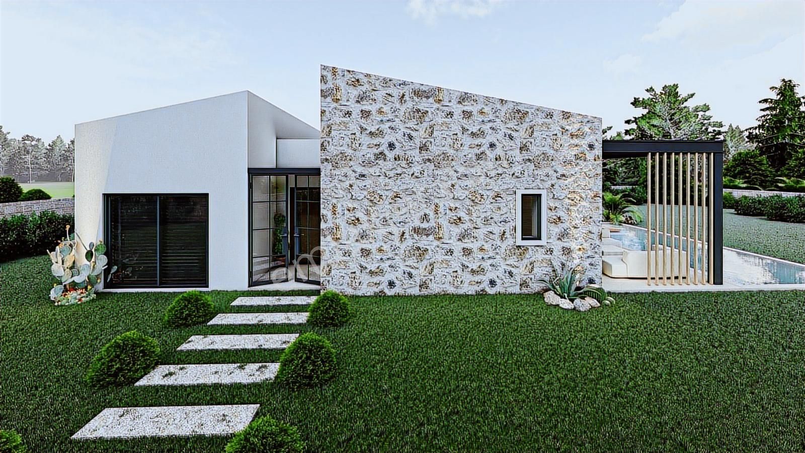 Bodrum Çamlık Satılık 3+1 Villa \lüks Araç Takasına Açık - Görsel 2