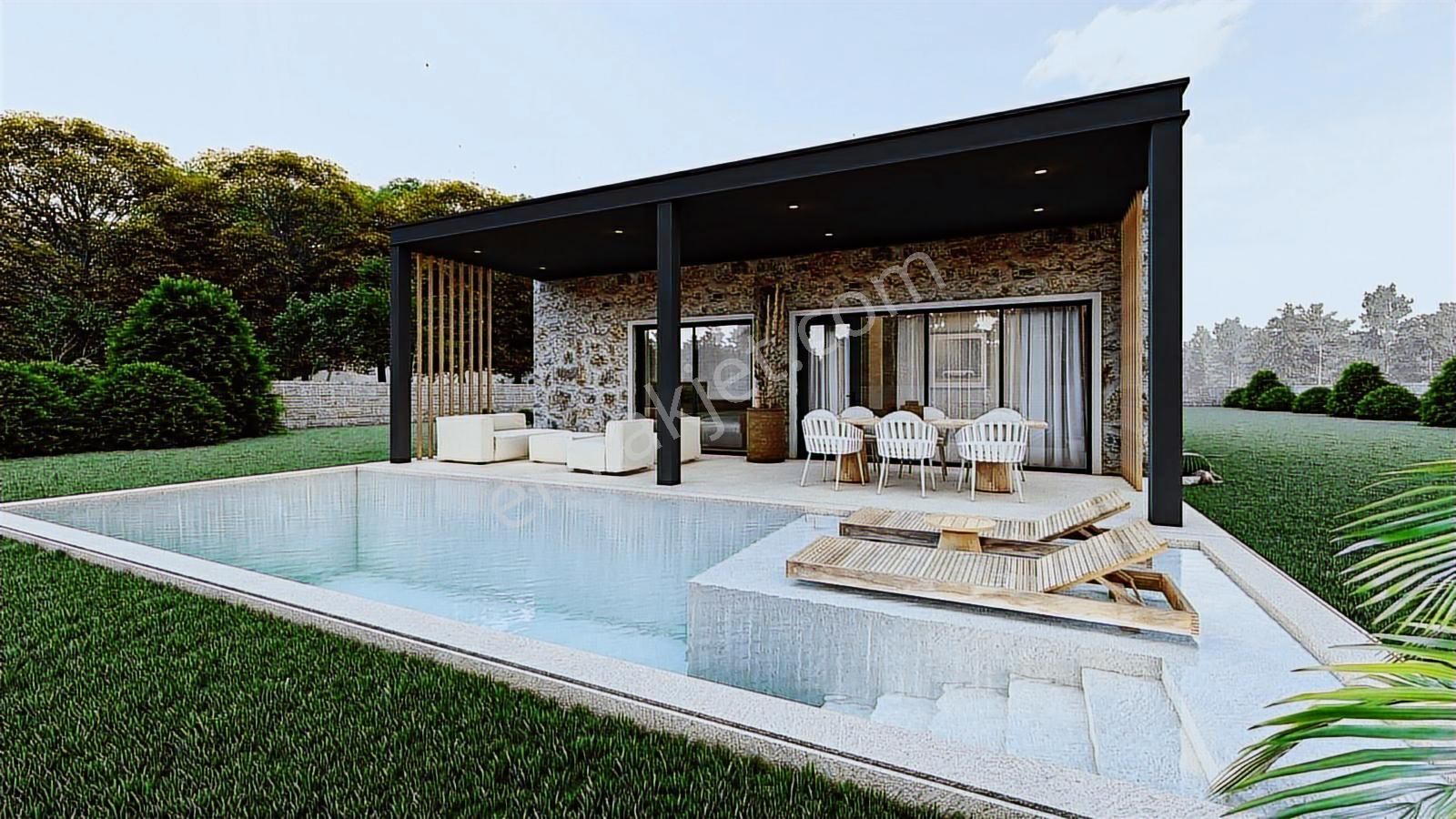 Bodrum Çamlık Satılık 3+1 Villa \lüks Araç Takasına Açık