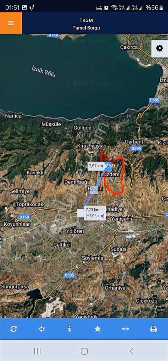 Kayalardan Yatırımlık Yenişehir Kozderede Kupon Razi - Görsel 3