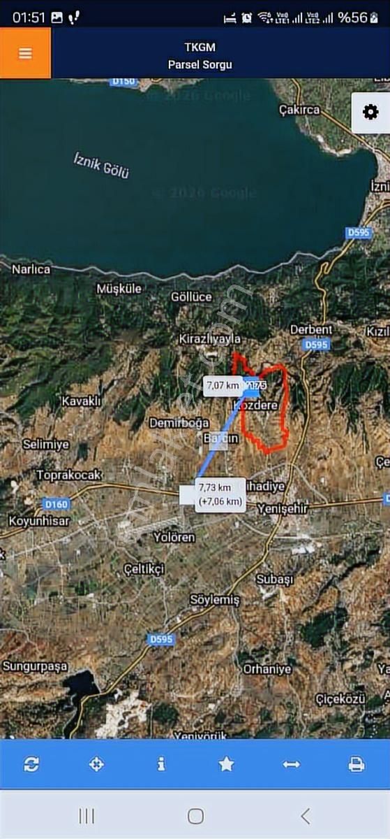 Kayalardan Yatırımlık Yenişehir Kozderede Kupon Razi - Görsel 6