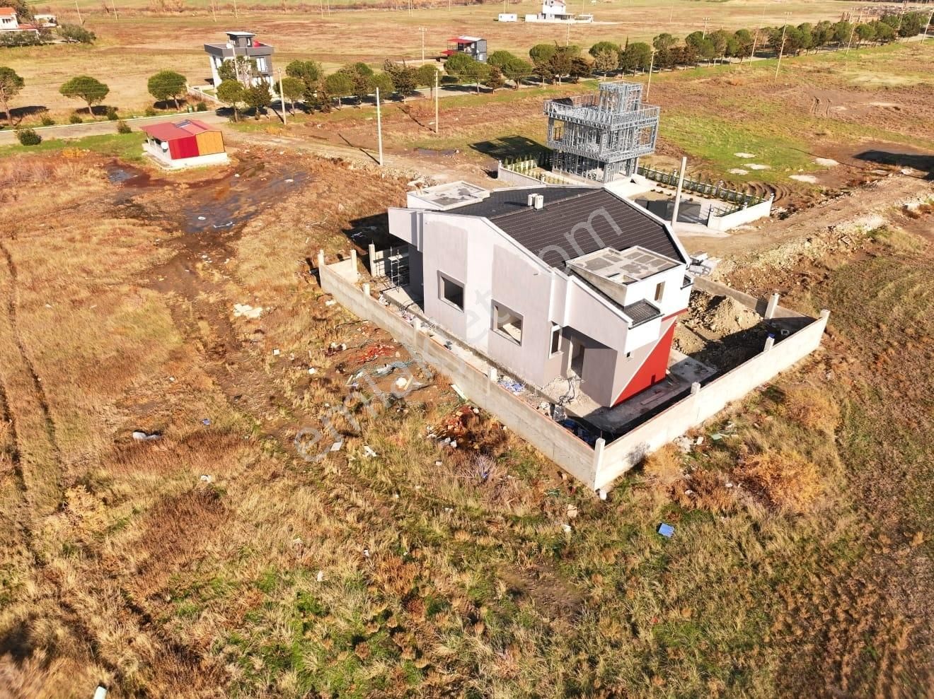 Çandarlı Tatil Köyünde Acil Satılık Villa İmarlı Arsa - Görsel 28