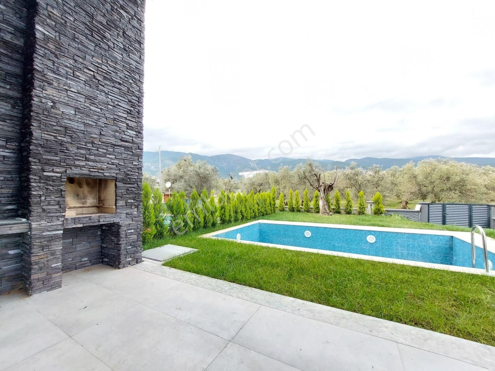 Güre Oteller Bölgesinde, Havuzlu, *eşsiz Mimarili*4+1 Villa - Görsel 17