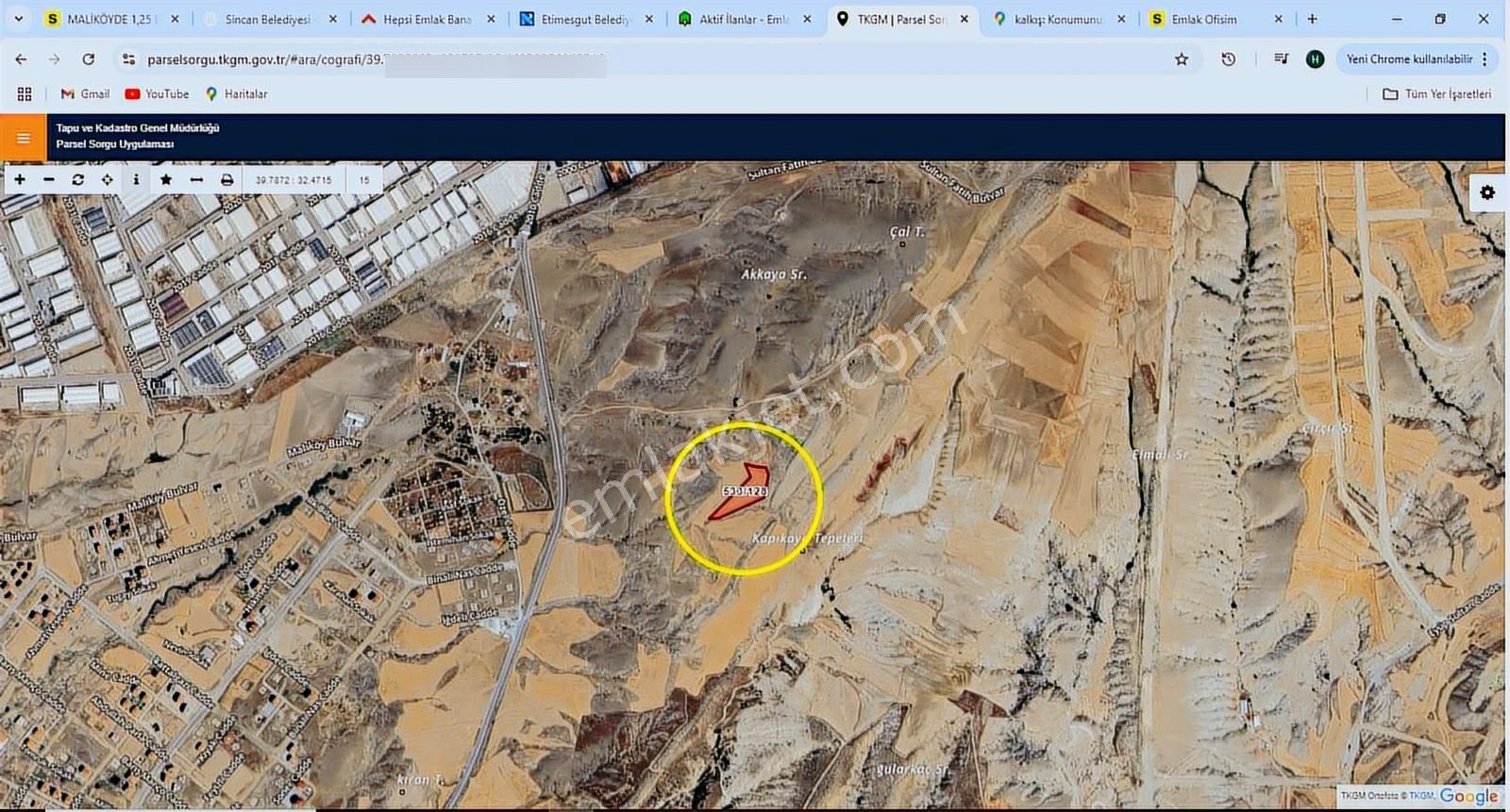 Alcı Da İmara 300 Metre Mesafede Yatırımlık 3300 M'2 Hisse