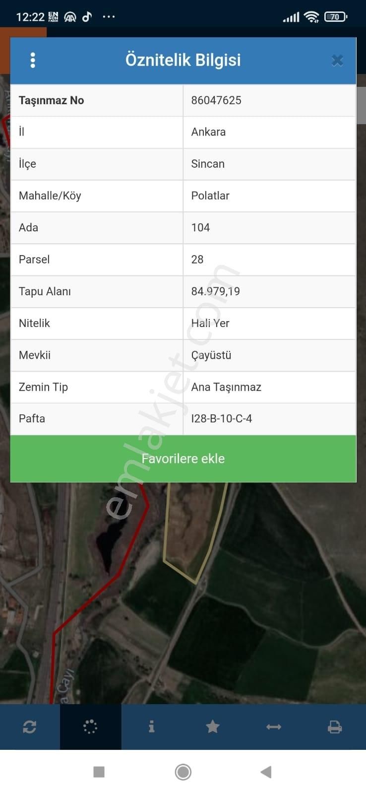 Baki Den Polatlar Da İmara Sınır Yatırımlık 2.000 M2 Arazi - Görsel 2