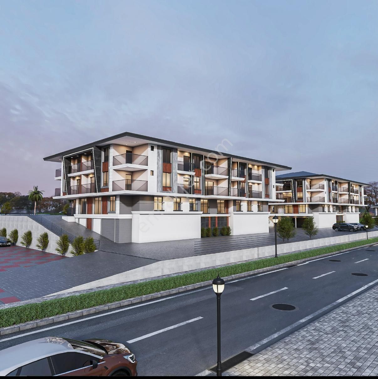 Kc Emlaktan Sıte Icerisinde Kışbahçeli Super Luks Daıre - Görsel 3