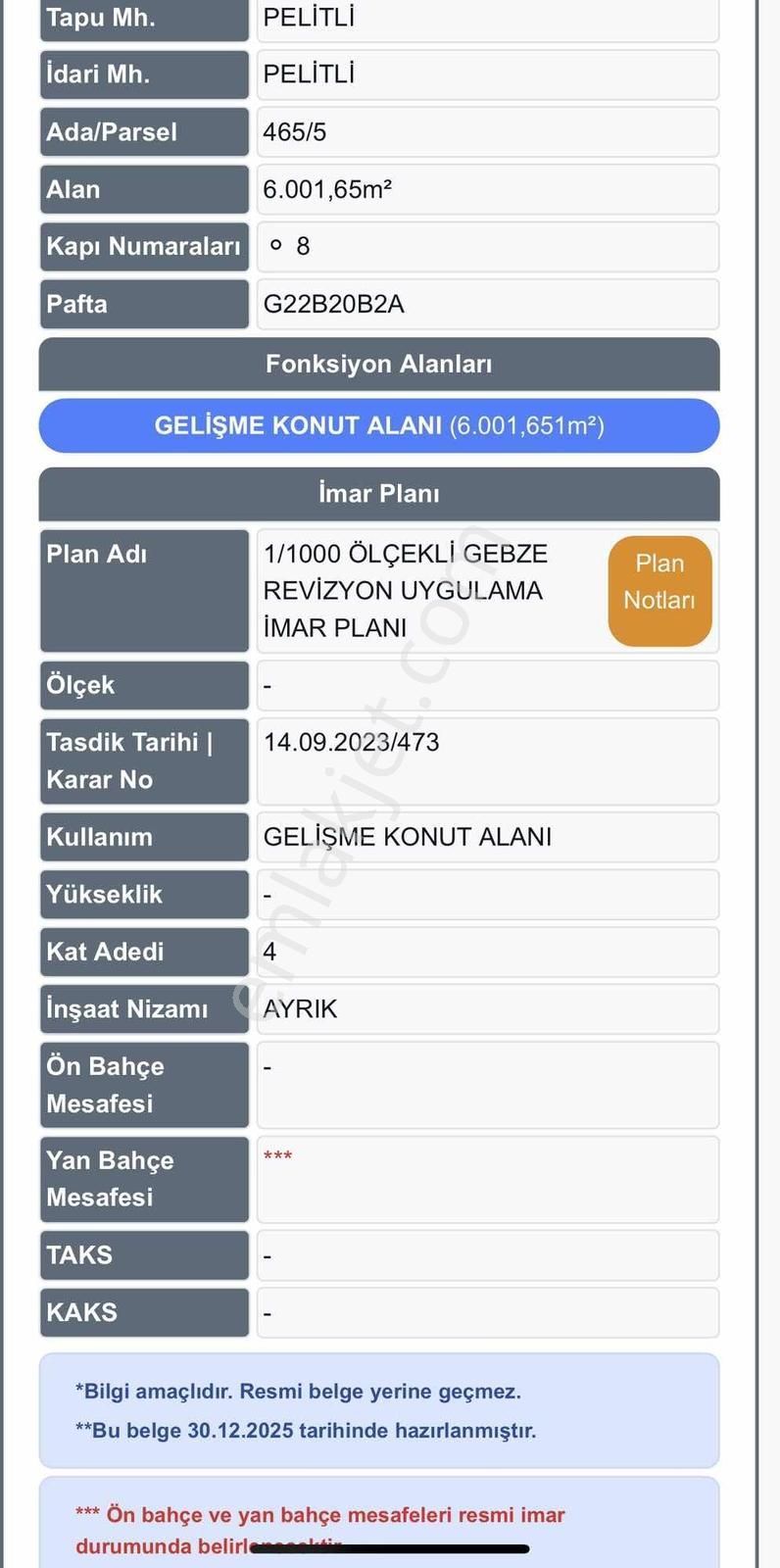 Konut İmarlı 750 M2 Arsa - Görsel 3