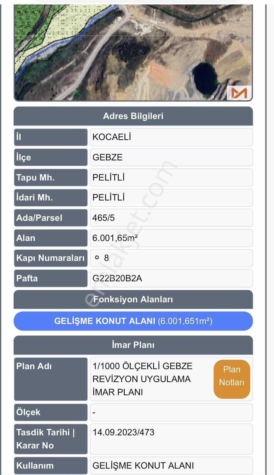 Konut İmarlı 750 M2 Arsa - Görsel 2