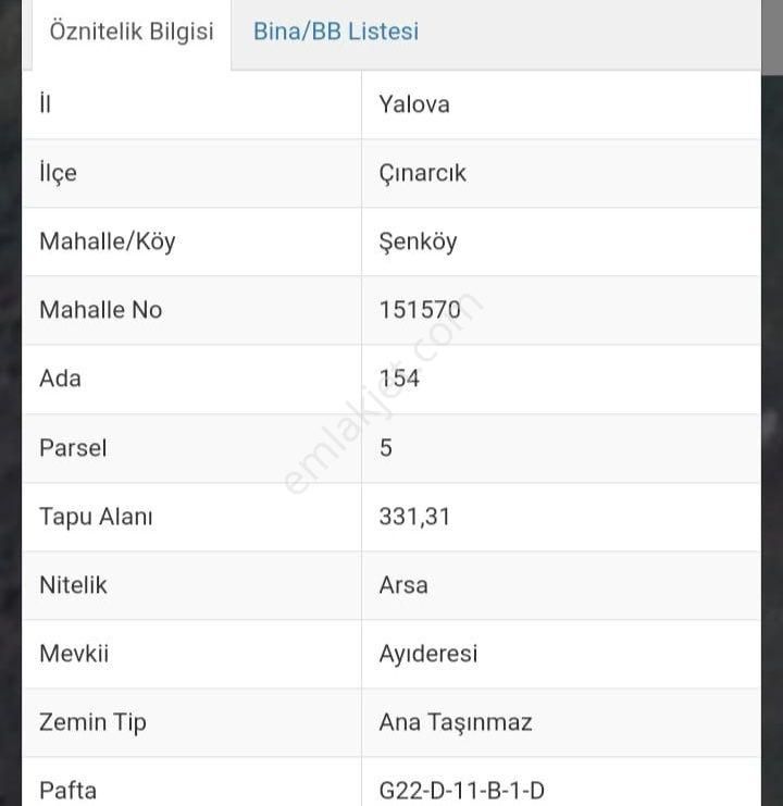 Turyap Körfez'den Çınarçık'ta Deniz Manzaralı Villa Arazisi - Görsel 12