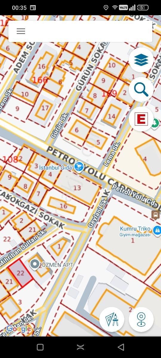 Akşemsettin Mah De 190m2 Müstakil,konut İmarlı Arsa Acil Satılık - Görsel 3