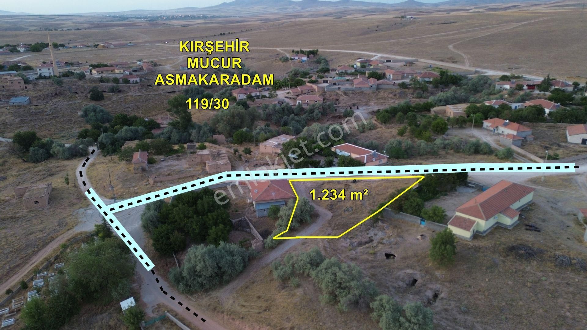 Kırşehir Mucur Asmakaradam Da 1.234 M² Müstakil Tapulu Konut İmarlı Arsa